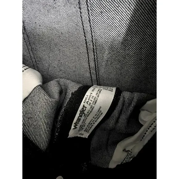 Wrangler Mens Black Cowboy Cut 938BLK 36X36 - Picture 3 of 5